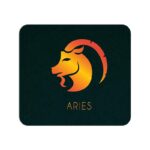 Zodiac Sign-ARIES Printed Mouse Pad