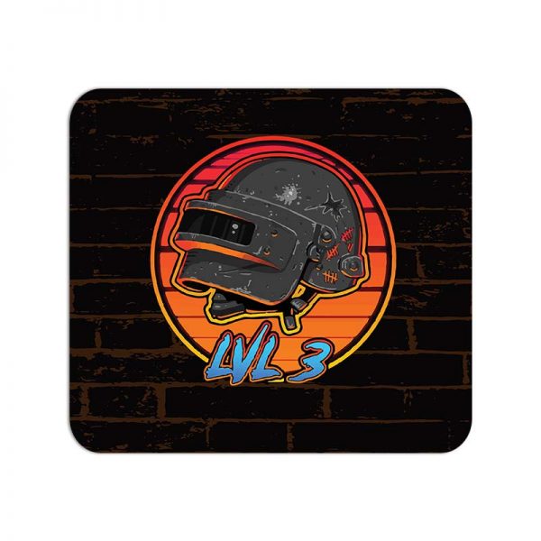 Level 3 Helmet Printed Mouse Pad