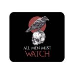 All Men Must Watch Printed Mouse Pad