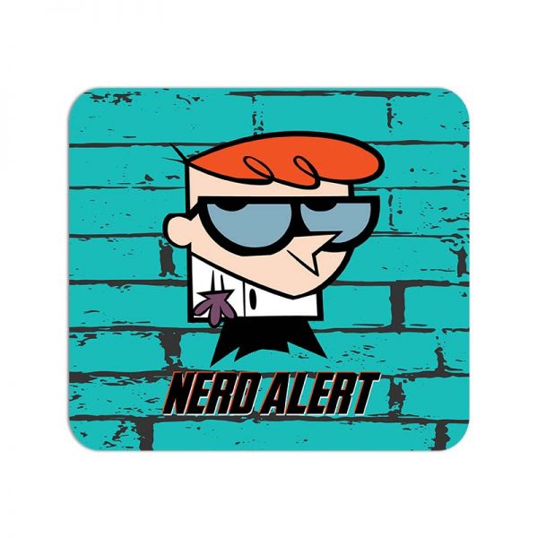 Dexter's Laboratory-Nerd Alert Printed Mouse Pad