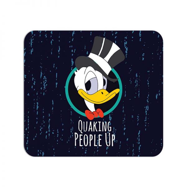 Quaking People Up Printed Mouse Pad