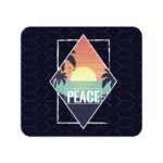 Peace Printed Mouse Pad