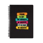 Failure Is Not The Opposite of Success  Printed Notebook