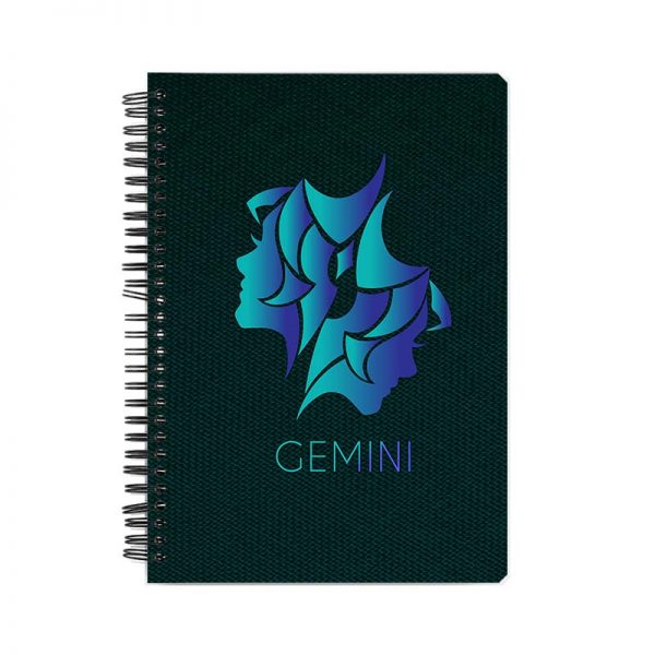 Zodiac Sign-GEMINI Printed Notebook