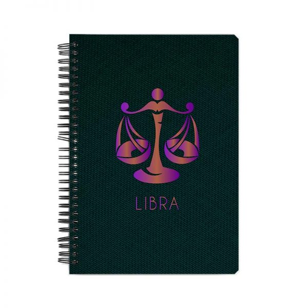 Zodiac Sign-LIBRA Printed Notebook