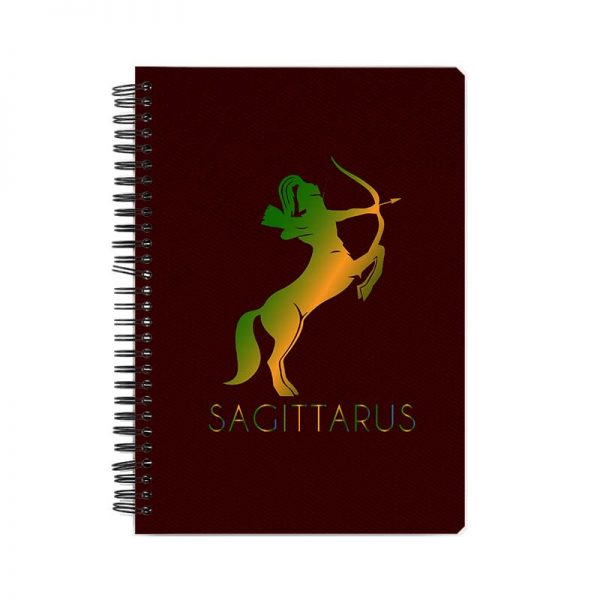 Zodiac Sign-SAGITTARUS Printed Notebook