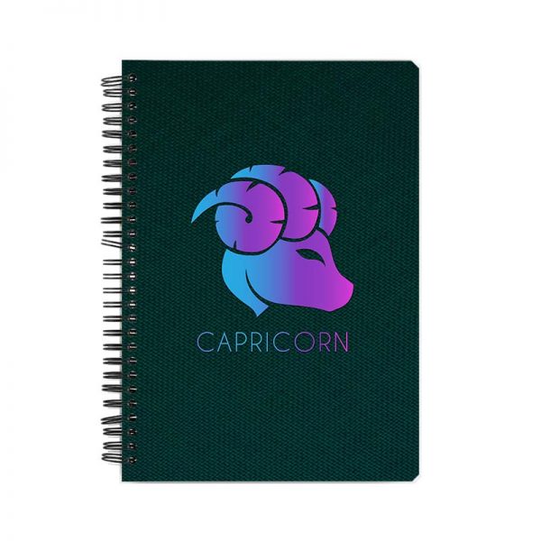 Zodiac Sign-CAPRICORN Printed Notebook