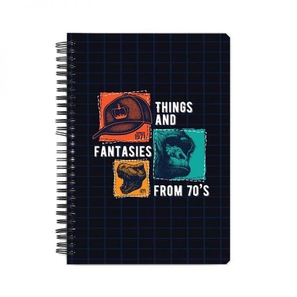 Things And Fantasies From 70's Printed Notebook