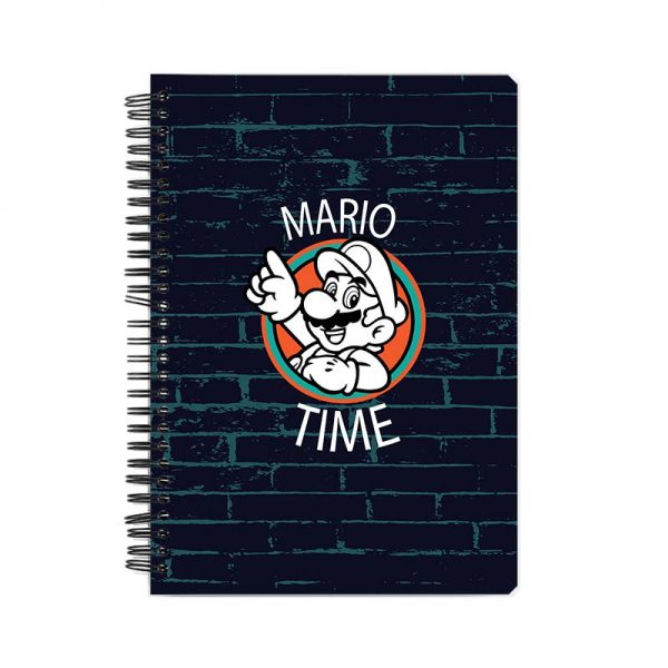 Mario Time Printed Notebook