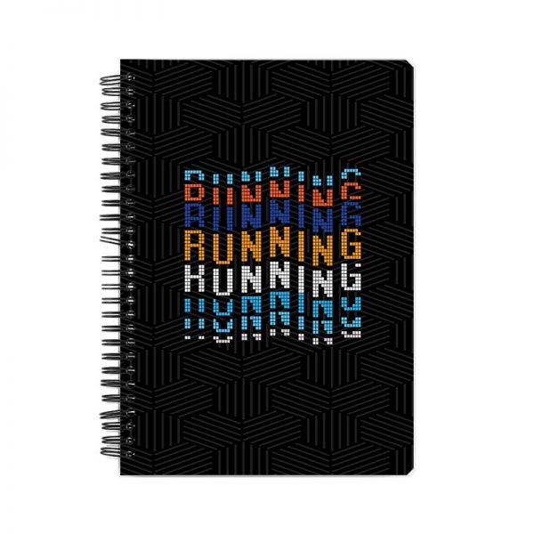 Running  Printed Notebook