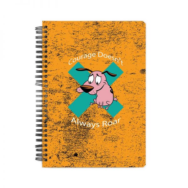 Courage Doesn't Always Roar Printed Notebook