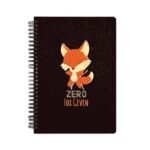 Zero Fox Given Printed Notebook