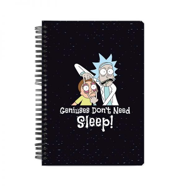 Geniuses Don't Need Sleep Printed Notebook