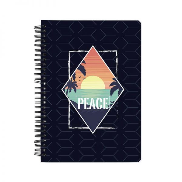 Peace Printed Notebook