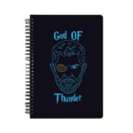 God Of Thunder Printed Notebook