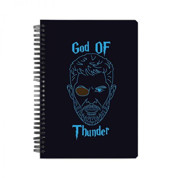 God Of Thunder Printed Notebook