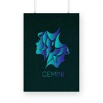 Zodiac Sign-GEMINI Printed Poster