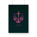 Zodiac Sign-LIBRA Printed Poster