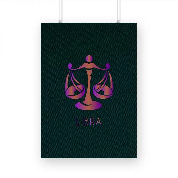 Zodiac Sign-LIBRA Printed Poster