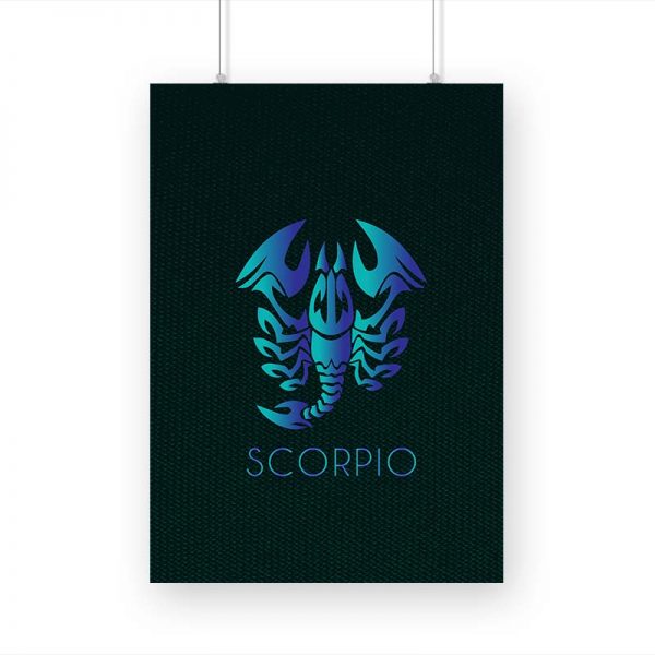 Zodiac Sign-SCORPIO Printed Poster