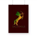 Zodiac Sign-SAGITTARUS Printed Poster