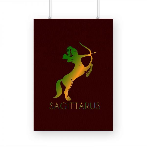 Zodiac Sign-SAGITTARUS Printed Poster