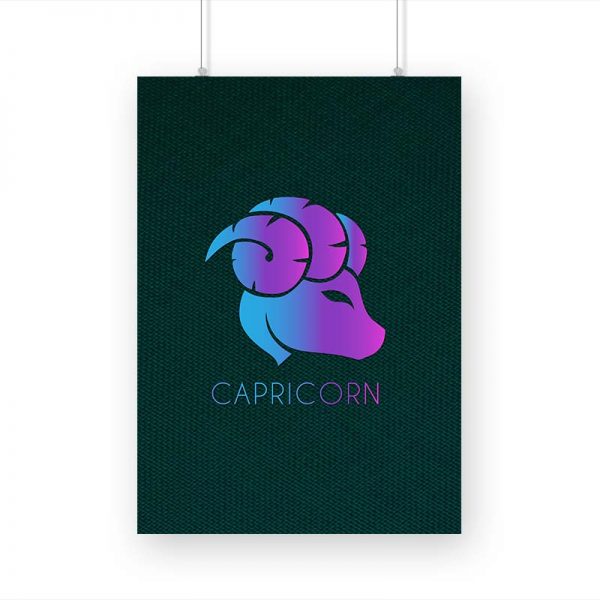 Zodiac Sign-CAPRICORN Printed Poster