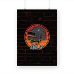 Level 3 Helmet Printed Poster