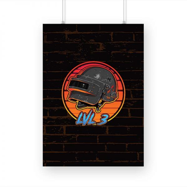 Level 3 Helmet Printed Poster