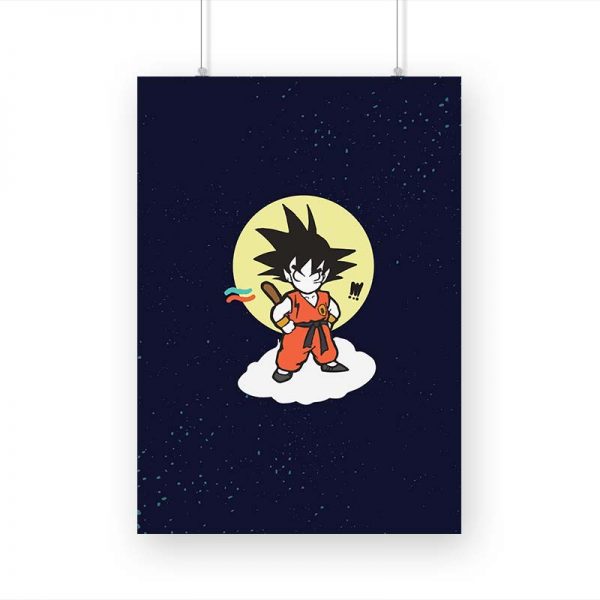 Son Goku Printed Poster