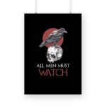 All Men Must Watch Printed Poster