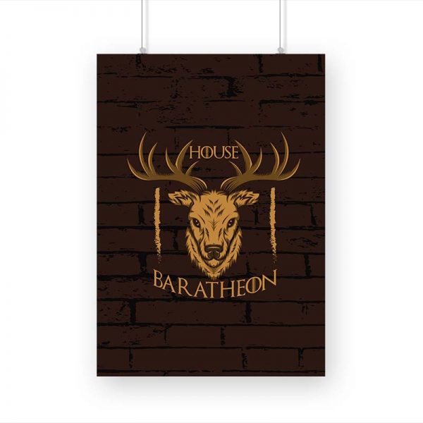 House Baratheon Printed Poster