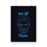 God Of Thunder Printed Poster